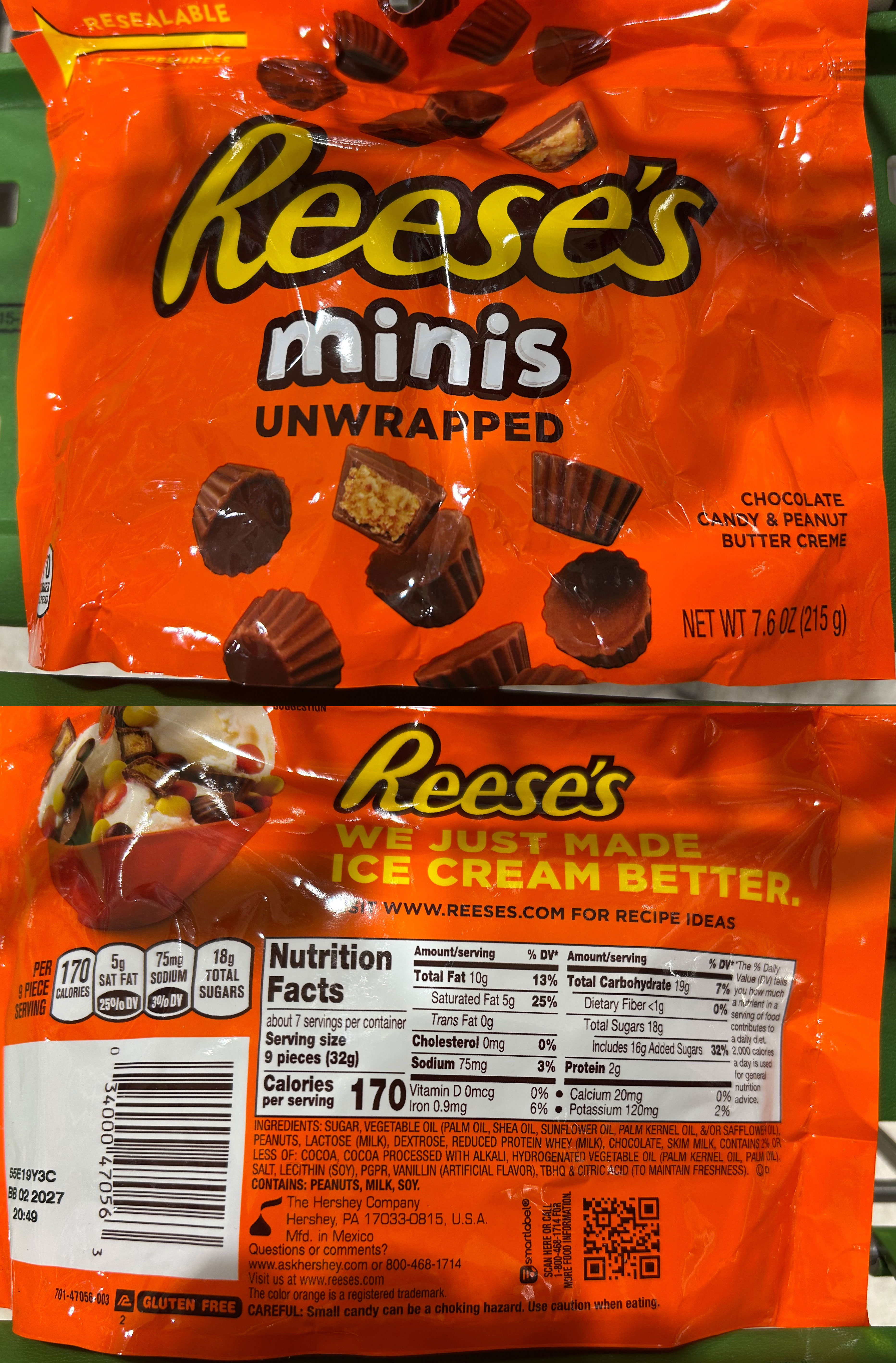 REESE'S Peanut Butter Cups THiNS Chocolate Candy